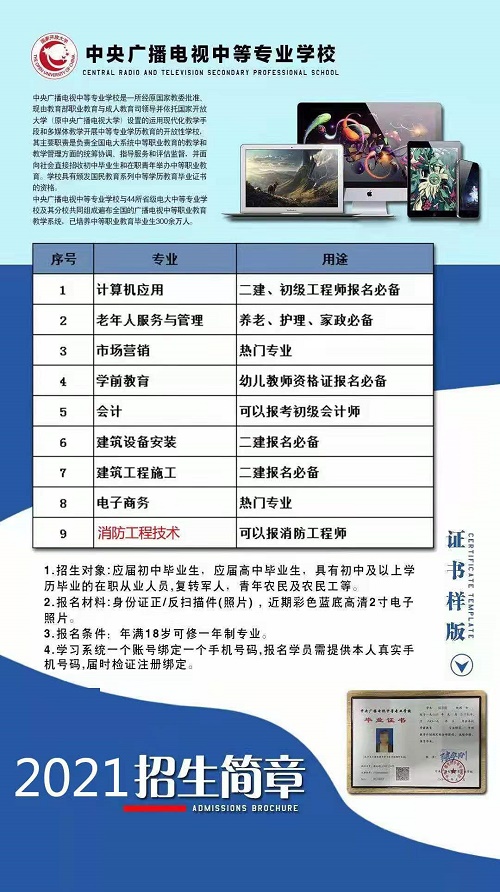 2021年成人電大中專學(xué)費(fèi)多少？多久可以畢業(yè)？